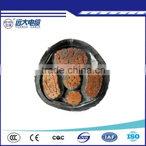 Best Quality 0.6/1KV 4*240+1*120mm2 Copper Conductor Power Cable XLPE/PVC Cable Flat Wire Power Cable thumbnail-1