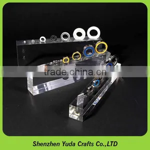 Manufacturing Milled Parts Glass Polished Block CNC Acrylic Machining With Router Service thumbnail-5