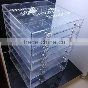 Customize Drawers Clear Acrylic Makeup Organizer Cosmetic Organizer Box thumbnail-1