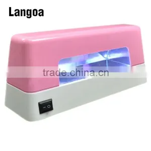 9w Ccfl Led Nail Lamp 2 Hands Acrylic Curing Light Spa Kit thumbnail-2