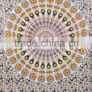 Ethnic Wall Hangings Indian Mandala Hippie Bohemian Wall Decoraiton Cotton Tapestry thumbnail-2