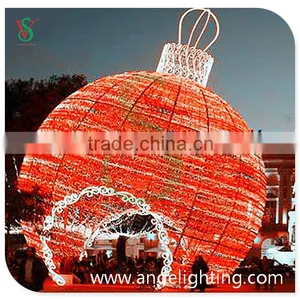 LED Christmas Ball Cone Tree Light Ball Motif Light for Outdoor Decoration thumbnail-3
