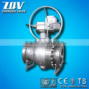 3PC Stainless Steel Trunnion Ball Valve 1500LB thumbnail-1