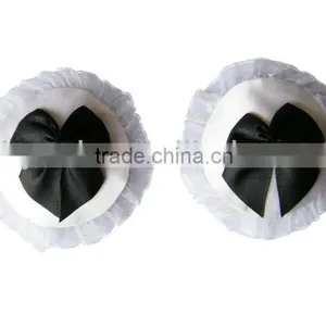 Black Rosette Fashion Sexy Nipple Cover thumbnail-1