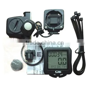 31function Sunding Bike Speedometer 3 Languages Bicycle Computer Cycle Speed Counter thumbnail-3