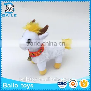 2016 Promotional Custom Stuffed Plush Small Beautiful Plush Goat Toys thumbnail-1