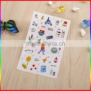 Full Color Printing Die Cut PVC Sticker for Children thumbnail-4