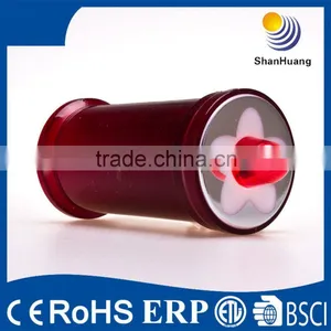 Red LED Blinking Function Flameless Memorial White Grave Candle thumbnail-2