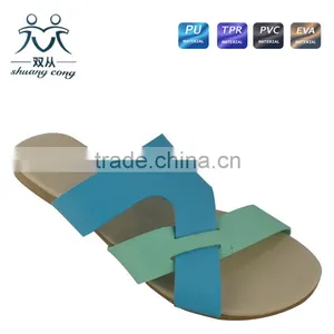 Factory Price Ladies Cross-belt Shenae Grimes Flat Slippers and Shoes thumbnail-4