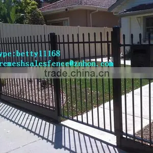 High Quality Cheap Wrought Iron Fence Gate for Driveway thumbnail-4