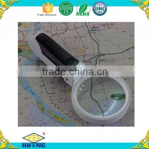 High Quality Handheld Magnifier 2 LED Lens Interchangeable Magnifier Magnifying Glass With Light thumbnail-3