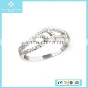 High-end 925 Sterling Silver Infinity Diamond Ring of 2015 Valentine's Day thumbnail-3