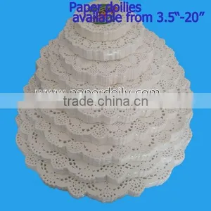 Lace Paper Placemats-95sizes in Round, Oval,rect, Square,heart thumbnail-1