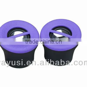 2.0-CH USB Mini Speaker Komputer Haut Parleur thumbnail-1