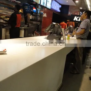 Custom LED Reception Desk/high Quality Hotel Front Reception Counter thumbnail-5