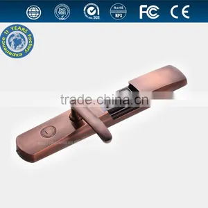 Stainless Steel Cheap Biometric Outdoor Fingerprint Door Lock, Fingerprint Sliding Door Lock thumbnail-1