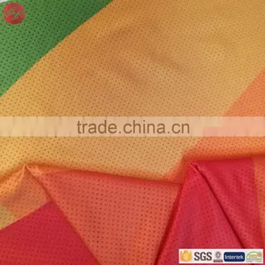 100% Polyester Elastic Printed Mesh Fabric For Clothing thumbnail-2