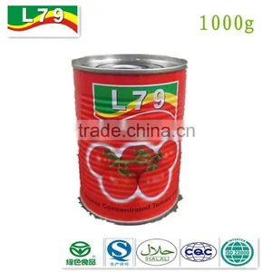 1000g Caned Tomato Paste Brix 28-30% thumbnail-1
