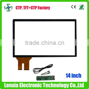 High Quality Capacitive Multi Touch Screen 14 Inch With EETI Controller thumbnail-4