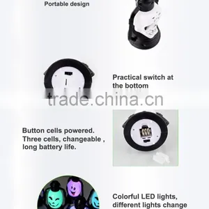 Halloween Witch Lantern Ghost Creepy Sound Lamp Battery Operated Light thumbnail-3
