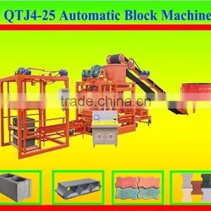 QTJ4-26C Newest Style Fully Automatic No-burned Cement Block Macking Machine in Africa thumbnail-2