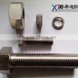 Alloy 600/EN 2.4816/UNS N06600 Hex Bolt DIN931 / DIN933 Inconel 600 thumbnail-3
