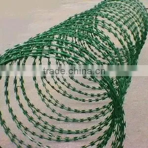 Dia 500mm Double Concertina Razor Barbed Wire Cross Razor Concertina Razor Barbed Wire(2.0-2.5mm) thumbnail-4