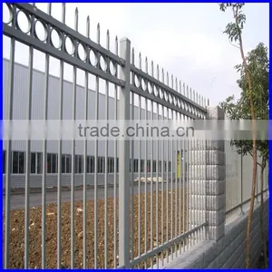 PVC Coated Casting Wrough Iron Steel Fence for Home/garden/villas/school thumbnail-3