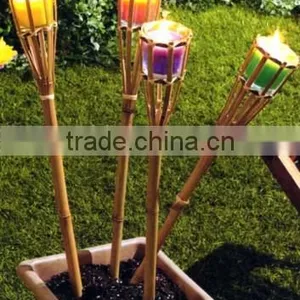 FD-16405 Natural Bamboo Tiki Torch thumbnail-2