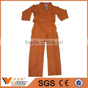 Manufacture Safety Fire Retardant Red Cotton Work Coveralls thumbnail-1