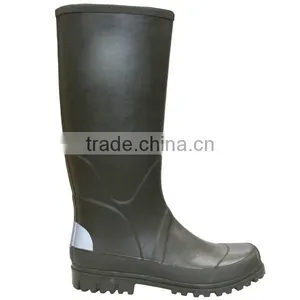 Mens Reflective Rubber Waterproof Mining Rain Boots thumbnail-3