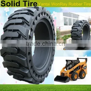 Anti-puncture Wheel Loader Solid Tires, China 15-19.5 Skid Steer Tires thumbnail-1