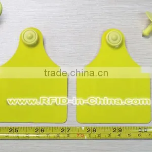 125KHz TK4100 EM4100 Cattle RFID Tag UHF Animal Ear Tags for Cattle thumbnail-1