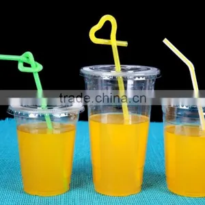 Premium Plastic Clear PET Cups With Flat Lids thumbnail-2