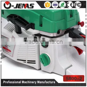 China Manufacturer 58CC 2-stroke Single Cylinder Forced Air Cooling 5800 Chainsaw for Sale thumbnail-5