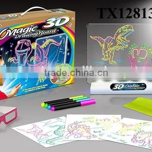 Kids 3D Magic Drawing Writing Board thumbnail-3