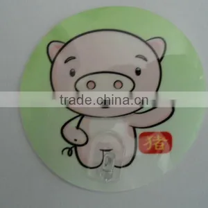 Fashion Silicone Houseware Removable Decorative Hook thumbnail-1