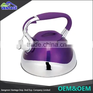 High Quality Cheap Custom Stainless Steel Whistling Non-electric Kettle thumbnail-1
