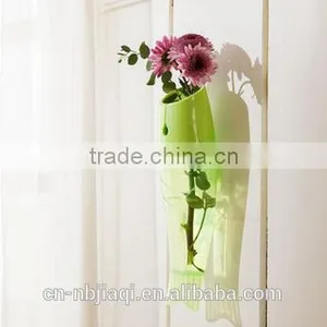 Multicolor Transparent Wall-hanging Plastic Vase thumbnail-2