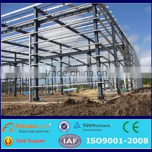 China Large Span Stainless Steel Frame Prefabricated Warehouse Workshop Plant thumbnail-2