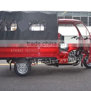 Chinese Three Wheel Adult Gasoline Moped Cabin Cargo Tricycles thumbnail-2