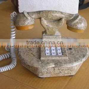 UNIQUE DESIGN MARBLE TELEPHONE SETS HANDICRAFTS thumbnail-1