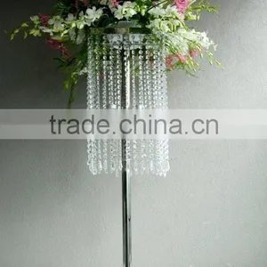 Crystal Hanging Centerpiece/ Wedding Table Chandeliers/ Flower Table Chandelier thumbnail-1