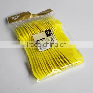 Colorful Disposable Plastic Fork for Dessert or Fruit thumbnail-3