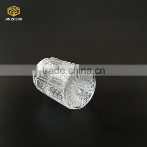 Embossed Glass Votive Candle Holders, Glass Tumbler thumbnail-3