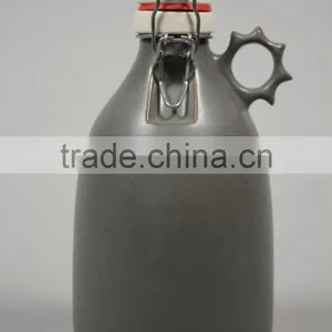 Popular 64oz Swing Top Caps Wholesale Ceramic Beer Growler thumbnail-4