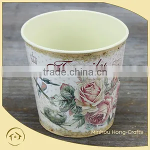 Birds & Flowers Metal Flower Pot Manufacturers China thumbnail-4