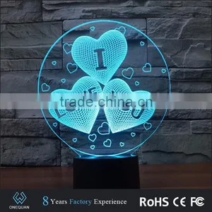 2017 Amazing Fancy Gift Items Night Light Acrylic 3d Lamp Led thumbnail-4