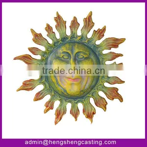 Cast Iron Decoration Smiling Face of Sun Crafts thumbnail-1
