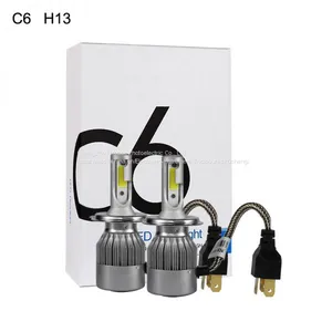Led Headlight C6 H13 Cob 30W/Bulb 60W/Set 6400lm/set LED Headlight Bulbs Hi/Lo Led Car Headlight Headlamp thumbnail-4